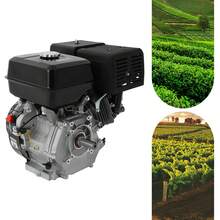 SanBouSi Generators Engine Dosing Machines Engine 420CC Gasoline Engine 4 Stroke 15HP OHV Petrol Water Pump Engine - Black - View 8