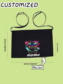 1 chiếc Tạp dề Polyester Unisex tùy chỉnh có 3 túi, Đồng phục bồi bàn ngắn nửa eo dùng cho đồ dùng nhà bếp, Tạp dề thắt lưng cho nhân viên nhà hàng khách sạn, Tạp dề yếm nấu ăn trong bếp, Tạp dề đầu bếp - Nhiều màu - Xem 6