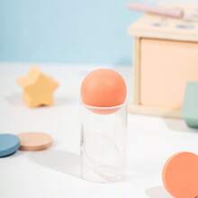 儿童蒙特梭利几何形状分类盒教具颜色形状分类盒硬币盒插棍球投掷形状配对学龄前教育玩具