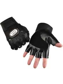 1 Pair/2 Pairs Motorcycle Breathable Half Palm Cycling Protective Gloves The Perfect Gift For Your Friends And Family. Let's Ride Together This Summer! Motorcycle Protective Gloves Motorcycle Equipment Motorcycle Accessories