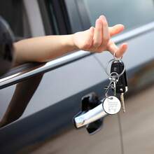 1pc-10pcs Shopping Cart Token Supermarket Trolley, Stainless Steel Shopping Trolley Remover, Shopping Trolley Token Pendants, Shopping Trolley Chips, Metal Stainless Steel Keychain, Keyring Decoration With Trolley Unlocking Key, Keyring Accessory - Multicolor - View 8