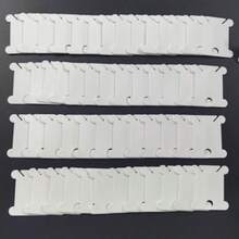 qingfei 150pcs Transparent Plastic Thread Spools - Cross Stitch Floss Organizer DIY Sewing Embroidery Thread Bobbins, Plastic Spools, Hard Spools - White - View 3