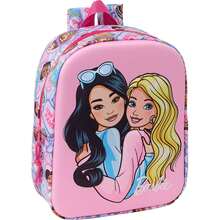 Mattel حقيبة ظهر باربي ثلاثية الأبعاد للأطفال - حقيبة ظهر لمرحلة ما قبل المدرسة مع راحة للأولاد والبنات - حقيبة ظهر للحضانة بتصميم ممتع وأصلي، مريحة وآمنة⚫ شحن مجاني ✅ التوصيل خلال 24/48 ساعة إلى إسبانيا (شبه الجزيرة) - متعدد الألوان - مشاهدة 4