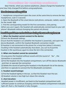 G03 半入耳式无线耳机，5.3，防汗，防水，低延迟，长续航，适用于办公、健身、休闲、送礼 - 紅色 - 查看 8
