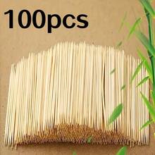 500/1000支装竹制牙签，用于牙齿清洁，双头木制牙签，多用途竹签，牙齿清洁牙签，派对/家庭/餐厅/酒店用品，清洁用品，返校必备品 - 彩色 - 查看 12