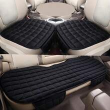 Easypie Selection 3pcs Car Seat Cushion Set, Memory Foam Winter Car Seat Pad, Office Chair Cushion, Warm Pad - Mysterious Black - View 2