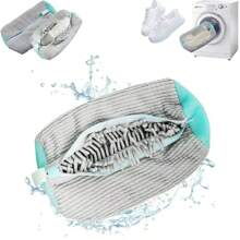 1/2PCS Shoe Washing Machine Bag , Laundry Shoe Cleaning Bag For Washer And Dryer, Reusable Laundry Bags Mesh Wash Bags For Adults And Kid's Shoes,Our Shoe Washing Machine Bag,360° Shoe Washing Machine Bag - Anti-Deformation, Machine Washable, Air-Dryable, Protective Laundry Bag Lined With Thick Fleece, Perfect For Sneakers And Casual Shoes,