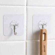 6/10/20pcs Adhesive Hooks Kit Multi Functional Wall Sticker Home Kitchen Bedroom Bathroom Organized - Bộ 10 - Xem 6