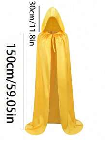 Mantello da adulto per Ognissanti, mantello della morte in tessuto colorato, mantello di demone mago, veste da mago medievale, mantello del Grim Reaper, accessorio da bar e discoteca, costume da festival