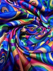 女士沙滩装鲜艳佩斯利印花吊带无袖连体衣，女士夏季阔腿连体裤（S-XXL），女士休闲无袖度假装连体衣 - 藍色 - 查看 4