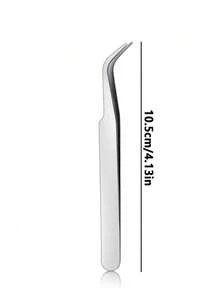 1650/1320/825/495/330/165件 3-6毫米镀银亚克力 Y2K 性感身体首饰贴纸 + 镊子，假鼻环耳钉贴纸，假眉环和唇环非穿孔身体首饰，适合派对和音乐节的面部宝石 - 銀色 - 查看 15