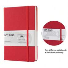 1 Pc A5 Notebook Agenda Planner Dotted Inner 80 Sheets 100 GSM Cloth Cover Ivory White Paper Hand Account Journal School Stationery Supplies Back To School
