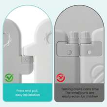 yorking M.J COMFY-LIFE Foldable Baby Playpen Large Plastic Play Pen Bear Babies Fence With Foam Play Mat For Baby And Toddlers (1.55 * 1.55m) (Large (1.55 * 1.55m)) - Large (1.55*1.55m) - View 5