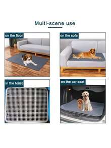 Washable Urine Pads For Dogs Reusable Puppy Pads Pet Training Pads, Waterproof Dog Pee Pads For Crate, Whelping Pad, Non-Slip Protects Against Urine Leakage - Multicolor - View 4