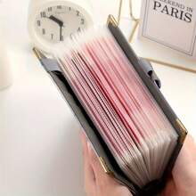 A6 Budget Storage Binder With A Large Capacity Of Up To 100zhang- Can Be Used For Family Savings Budget Expenditures Festival Gifts And Organizing Household Assets For Women Wallet Purse Wallet Wristlet Wallet Coin Wallet