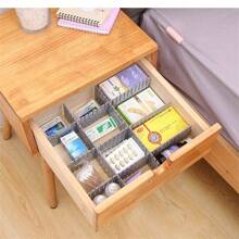 4pcs Drawer Storage, Divider, Free Combination, Socks, Compartment Compartment, Cabinet Division, Artifact Finishing, Grille, Partition Isolation