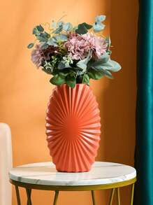 1 Pc Plastic Vase, Nordic Style Creative Flower Holder, Ideal Decor For Living Room TV Cabinet, Home Desk. Suitable For Potted Plants, Fresh Flowers, Dried Flowers And Floral Arrangement. Perfect Accessory For Weddings, Parties, Office Desks And Computer Desks. Can Be Paired With Artificial Flowers And Vases To Meet Various Decoration Needs, Birthday Or Graduation Gifts,Halloween Decor Home Decor Halloween Decor Fall Decor Room Decor
