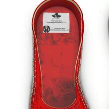 R&RH Ladies Red Roses Espadrilles - Red - View 5