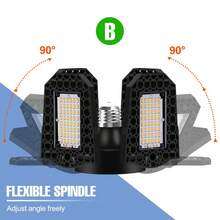 LED植物生长灯全光谱可变形3/4折叠扇叶阳光E27/E26室内AC100-277V温室帐篷水培蔬菜盆栽苔藓多肉水果种子生长箱栽培UV红外补光灯可调面板专业仙人掌花卉盆景播种照明108/126/144/180/210/240LED