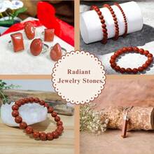 Local Shipping--  Healing Crystals, Stones, Healing Stones, Rock Collection, Agate, Raw Stones ,Crystals, Rocks, Jade, Crystals And Healing Stones(Labradorite, 2 Pcs) - Red Jasper - 查看 5