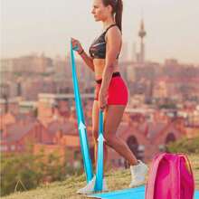 Bandas de resistencia, bandas elásticas de ejercicio para hacer ejercicio, fisioterapia, recuperación, yoga, pilates, entrenamiento de fuerza - Multicolor - Ver 7
