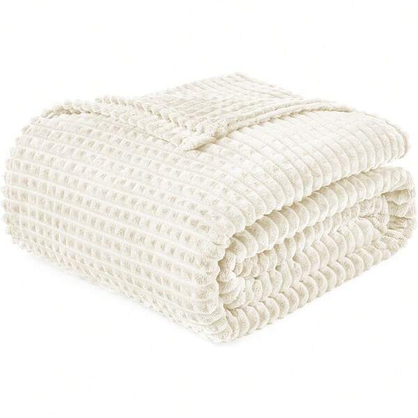 Pătură moale din fleece, dimensiune twin, pentru canapea - pături decorative din flanel super confortabile și calde, pătură twin ușoară din pluș pentru canapea, pat