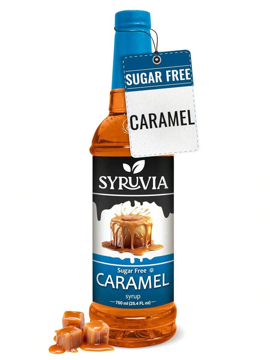 Syruvia Sugar Free Caramel Syrup For Coffee 25.4 Ounces Caramel Flavoring Syrup - 25.4 Fl Oz - View 1