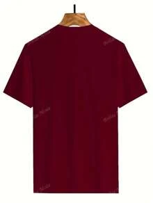 Camiseta Casual de Manga Corta para Mujer - Marrón con Letras en Cursiva "Beautiful Crazy" y Diseño de Corazón, Cuello Redondo Medio Elástico, Cómoda para Todas las Estaciones Lavable a Máquina, Tops Bonitos de Manga Corta, Ropa Casual Elegante, Tejido de Elasticidad Media