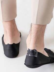 1/6/12 Pairs Thin Anti-Slip Breathable Ice Silk Invisible Socks, For Summer - Multicolor - View 5