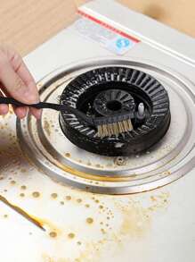 3 piezas/6 piezas/9 piezas Cepillos de limpieza de estufas de acero inoxidable (cepillo de nailon, cepillo de latón, cepillo de alambre de acero) Cepillo de alambre de acero, cepillo de estufa, con mango cómodo, para limpiar escoria de soldadura, limpiar y desengrasar (aproximadamente 7 pulgadas de largo) Herramienta de desoxidación, herramienta de desoxidación, limpiador de escoria de soldadura, cepillo, cepillo resistente, material de acero de alta calidad, herramienta de limpieza de metales, cepillo de limpieza adecuado para cocina, estufa, comedor, sin electricidad requerida, reutilizable, esencial para la limpieza del hogar, elimina rápidamente la grasa