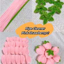 200 Stücke Pink Bastelpfeifenreiniger, Pfeifenreiniger Basteln Hellpuder Rosa Pink Jade Dunkel Puder Pfeifenreiniger für Basteln biegsames Chenillegestänge Pfeifenreiniger, Chenillegestänge, Pfeifenreiniger Basteln, Chenillegestänge Pfeifenreiniger, Flauschige Stäbe Bastelbedarf, farbige Pfeifenreiniger, für DIY Kunst- und Bastelarbeiten sowie Dekorationen