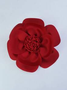 夸张纯色面料花朵胸针发夹，女士泳衣配饰，夏季 - 花 - 查看 10