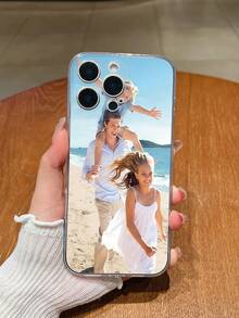 Étui de téléphone personnalisable en TPU transparent, impression de nom personnalisée, motif floral, étui de protection en silicone transparent avec couvercle d'objectif de caméra, compatible avec Apple X/8P/11/12/13/14/15/16E/PRO/PRO MAX, Honor/A06/A26/A56/A36, convient comme cadeau et usage quotidien, mignon, simple, amusant, personnalisé, unique, mode, meilleur ami/couple/cadeau d'anniversaire/cadeau pour ami - Transparent - Voir 6
