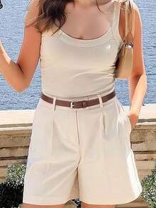 3件套女士紧身腰带牛仔裤连衣裙女士细腰带