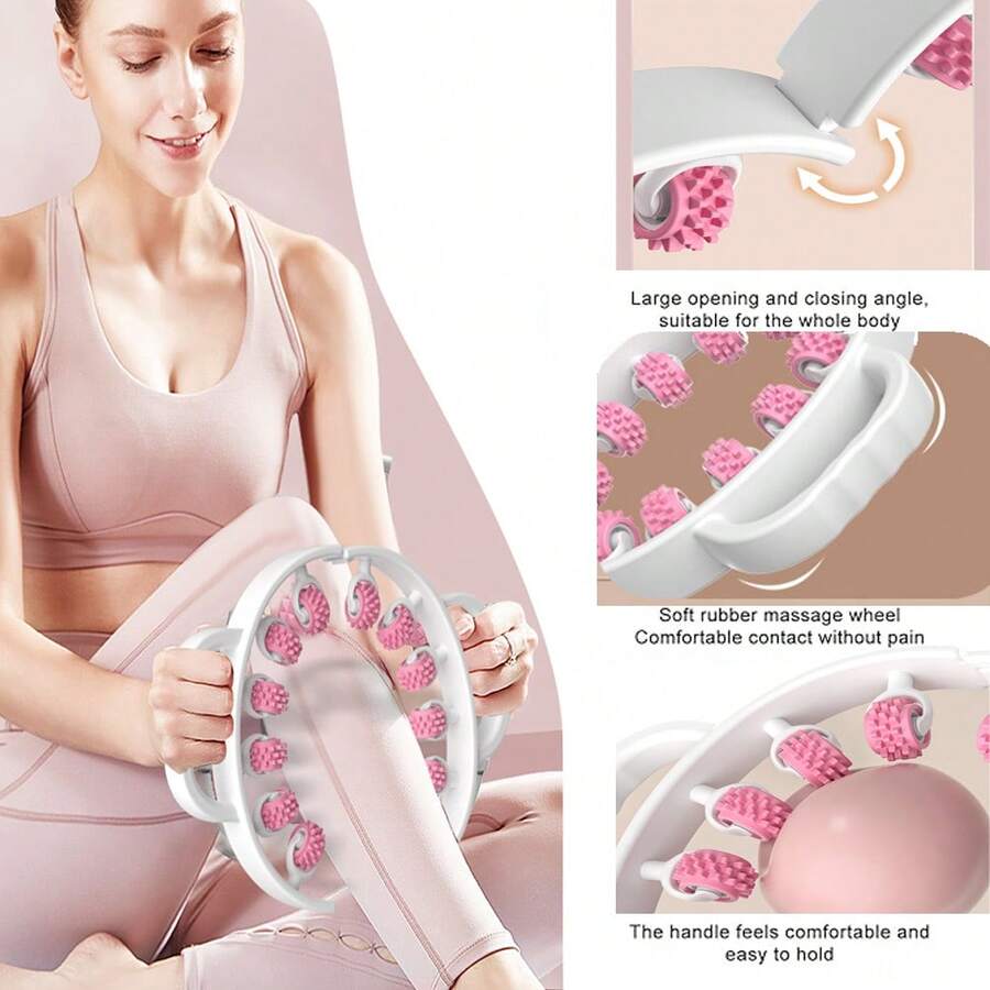 1 Stück Kreisbein-Klemmen - 360 Grad Muskel-Roller Massagegerät Muskel-Roller für Nacken, Arm und Bein Muskel-Entspannung Massagegerät für Sport