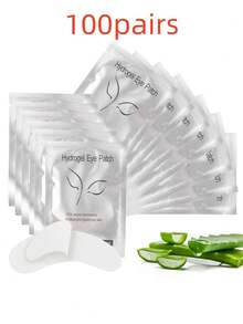 200/100/50/25/10对睫毛延长凝胶贴片套装，天然水凝胶，适用于美容化妆面膜套装用品眼膜垫美容工具 - 彩色 - 查看 16