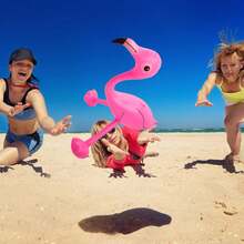 10/5/2pcs Inflatable Pink Flamingo Summer Beach Party Decor, Hawaiian Party Inflatable Toys Suitable For Swimming Pool, Beach, Garden Or Other Vacation Pool Parties - Multicolor - View 3