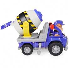 Spin Master PAW PATROL - Mix's Mixing Truck Construction Vehicle With Mix Figure (Basic Vehicle), Toy For Children From 3 Years