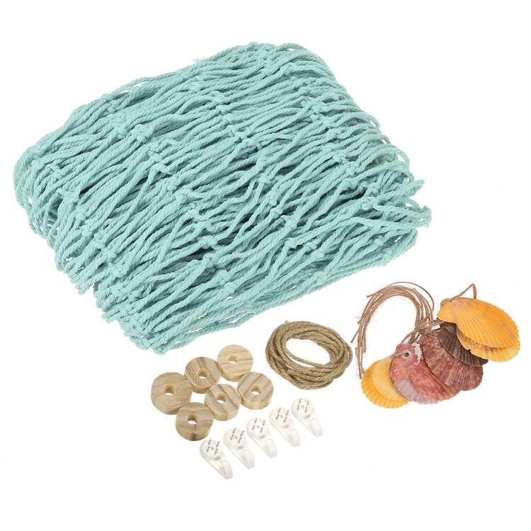 decorative fish nets for sale 2 Pack Net Decorations, 80x40 Inch Haze Blue Fishing Net Decor Under The Sea Hawaiian Beach Them Party, 3mm Thick Natural Cotton Versatile Nautical Netting for Party Wall Table Find Decorative Fishing Net at Michaels The Nautical Place