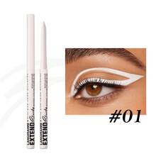 1pc Matte Shimmer Eyeliner Pencil, Twist-Up Waterproof Long-Lasting Smooth Eye Liner Pen