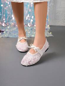 2025 Spring New French Retro Shallow Mary Jane Ballet Flats For Women - Beige - View 9