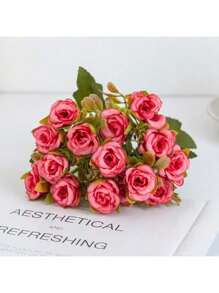 1/3PCS Artificial Flowers-Silk Rose, Fake Plants, Home, Dining Room, Living Room, Outdoor Garden Decoration,Mother's Day Gifts, Birthday Bifts, Graduation Season Gifts, The Art Of Inserting Flowers, Photography Props, Autumn, Spring, Vase, Flower Wall, Flower Wreath, Bridal Bouquet, Wedding Decoration, DIY Flower Wreath Materials, Birthday Party Decoration Materials, Home Decoration Accessories, Valentine's Day.