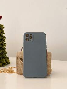 女士迷你链条手柄斜挎方形包单肩包/手提包 - 金色 - 查看 2