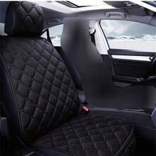 2 件套多色短毛绒汽车座垫，前座套新款加厚保暖防滑汽车座垫，时尚舒适四季汽车内饰配件