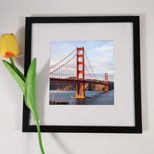 1/3件/套 4x6”、“5x7”、“8x8”、“8x10”、“11x14”、“12x16” PVC桌面相框，带衬垫，6种尺寸，适用于家居装饰、婚礼、派对、婴儿派对、周年纪念、照片墙，黑色，可横向或纵向壁挂（不含相纸）