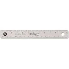 Regla de oficina de acero inoxidable con base de corcho antideslizante, 15.2 cm (10414) - 15 centímetros (6 pulgadas) - Ver 8