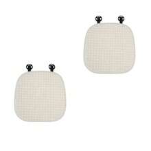 1PC Puff Grid Car Seat Cushion, Summer Breathable Car Seat Cushion, Simple, Comfortable, Non-Slip, Four-Season Universal Car Seat Cushion - Màu be - Xem 19