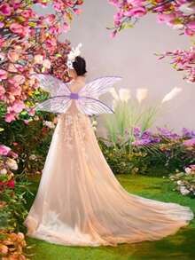 1 Piece Of Fairy Wings Adult Fairy Costume Butterfly Fairy Wings Role-Playing Costume Accessory - Multicolor - View 13