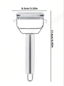 Multi Julienne Peeler Stainless Steel Cutter Slicer Carrot Potato Melon Gadget Vegetable Fruit , Potato Peeler,Peelers For Kitchen,Vegetable Peeler,Stainless Steel Peeler And Y Peeler,Carrot Peeler, Vegetable Peelers For Kitchen