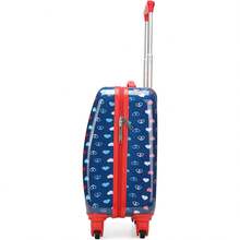 NAUTICA Kids Luggage - 18" Airline Approved Rolling Hardside Upright Carry-On Suitcase Set With Wheels (Shark Attack | 5pc Travel Set) - Nautica Peace - View 6